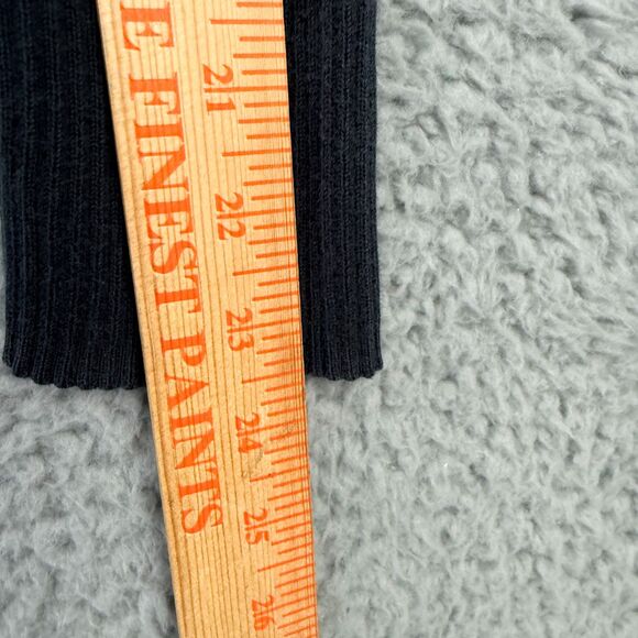 Vintage Ralph Lauren Polo Jeans Co Turtleneck Sweater Women L Black Cotton Gift - Picture 6 of 8